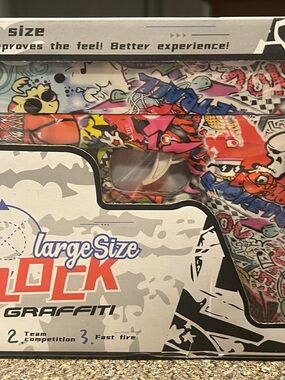 Graffiti Large-Size Toy Glock Water Bomb Gel Blaster